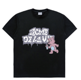 25FW 3D ACベアスプレイショートスリーブTシャツ ブラック
