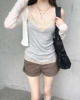 Slim crop cardigan
