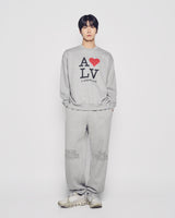 25FW LOVE ADLVスウェットシャツ メランジ