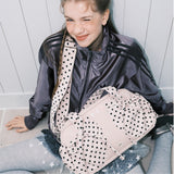 Dot button bag_indi pink