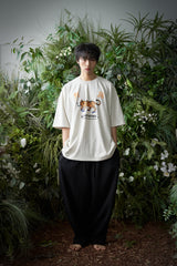 MU-WI PRT.ボックス 1/2 Tシャツ (Oatmeal)