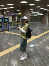 ゴーデヘンリーネックフーデッドショートスリーブTシャツ(5c)