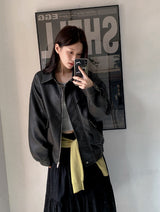 #LV ビンテージブラックレザージャケット