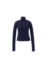smile turtleneck navy