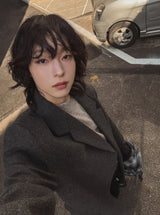 Melton Maxi Wool Overcoat