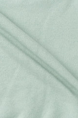 Slim button half knit_mint