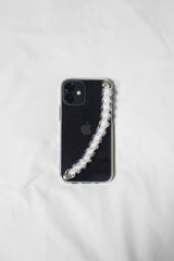 Bubble crochet phone case strap (white)