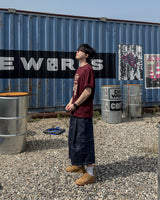 Circular Belt Stitch Cargo Bermuda