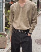 ローヴェント ベーシック ブイネック ニット