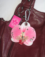 Glow Orchid Keyring_Peach Pink