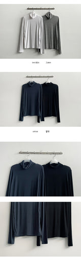ビンジアハーフタートルネックTシャツ