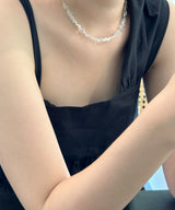white chips necklace