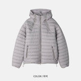 エコライトウェイトフード付きパファージャケット (4 Colors)