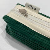 Clam ラウンドペンケース _ コーデュロイブロッコリー