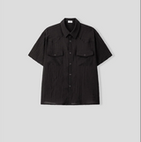 [S/S] Western シースルーリンクルシャツ(3color)