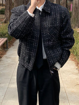 Elruho Crop Tweed Jacket