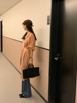 Lessder Organza ベルトドレス