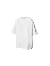 RELABEL Skin Friendly High-Density Combed Pure Cotton Double Seam Running Line Shoulder Bottom Shirt Short Sleeved T-shirt
