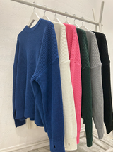  Izab Round Overfit Warmer Knit