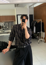 Ever Ranger Round Tuck Side Banding Semi-Wide Slacks