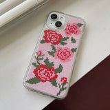 ローズニットハードジェルケース_PINK