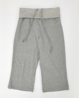 Over-banded Capri Pants (3color)