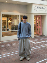 イージーハチラウンドニット