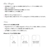 [MADE] [+MagSafe] ドットパッチスマホケース ピンク (グラスブラックバンパー)