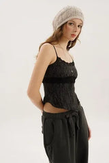 Darling corset top - black
