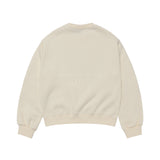 24FW OLD SCHOOL CRACK PRINTING CROP NAPPING ZURRY SWEATSHIRTS IVORY