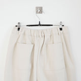 maison wide pintuck wool slacks