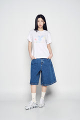 25SS TWINKLE JEWELRY BUNNY WOMAN SHORT SLEEVE T-SHIRT WHITE