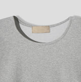 Neutral Basic U-Neck Long Sleeve T-Shirt