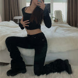 SHIRRING SPAN PANTS