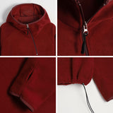 No.1540 fleece FH string hood-T (3color)