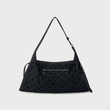 バックルクロスバッグ (Dot Black)