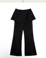 hype layered pleated bootcut pt