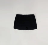 Trony button low-waist skirt (black)