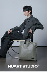 Lacent Two-Tone Tote Bag