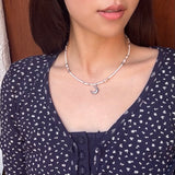 [MADE]アイボリーストーンネックレス (S)