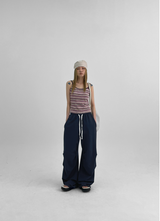 [MADE] Quble Wide-Leg Two-Tuck Banding Pants