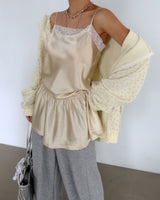 pastel lace bustier lingerie look mini dress