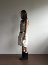 Node frill layered sleeveless top (4color)