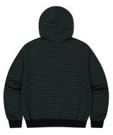 エンプティストライプジップアップフーディー