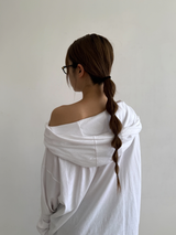 wrap skirt + pleats pants