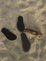 ASCLO Classic Leather Flip Flops (2color)