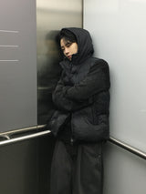 Tailed Padded Hooded Vest 3C