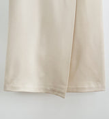 Chad Button Wrap Long Skirt