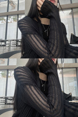 Allure Net See-through Summer Long Sleeve Knit (3 colors)