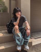 リクルースファンキーダメージバルーンデニムパンツ